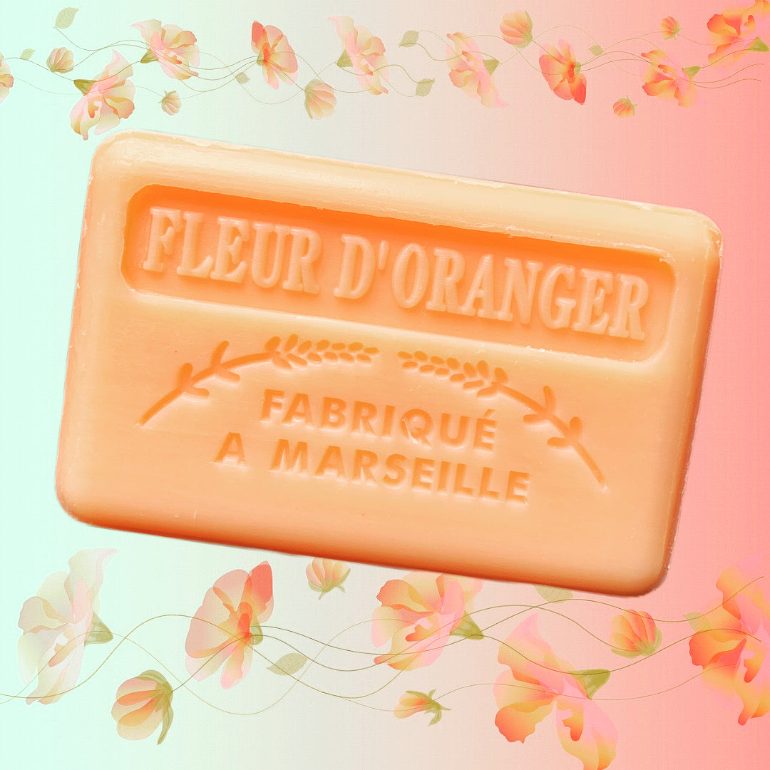Bars of soap for hand and body wash orange