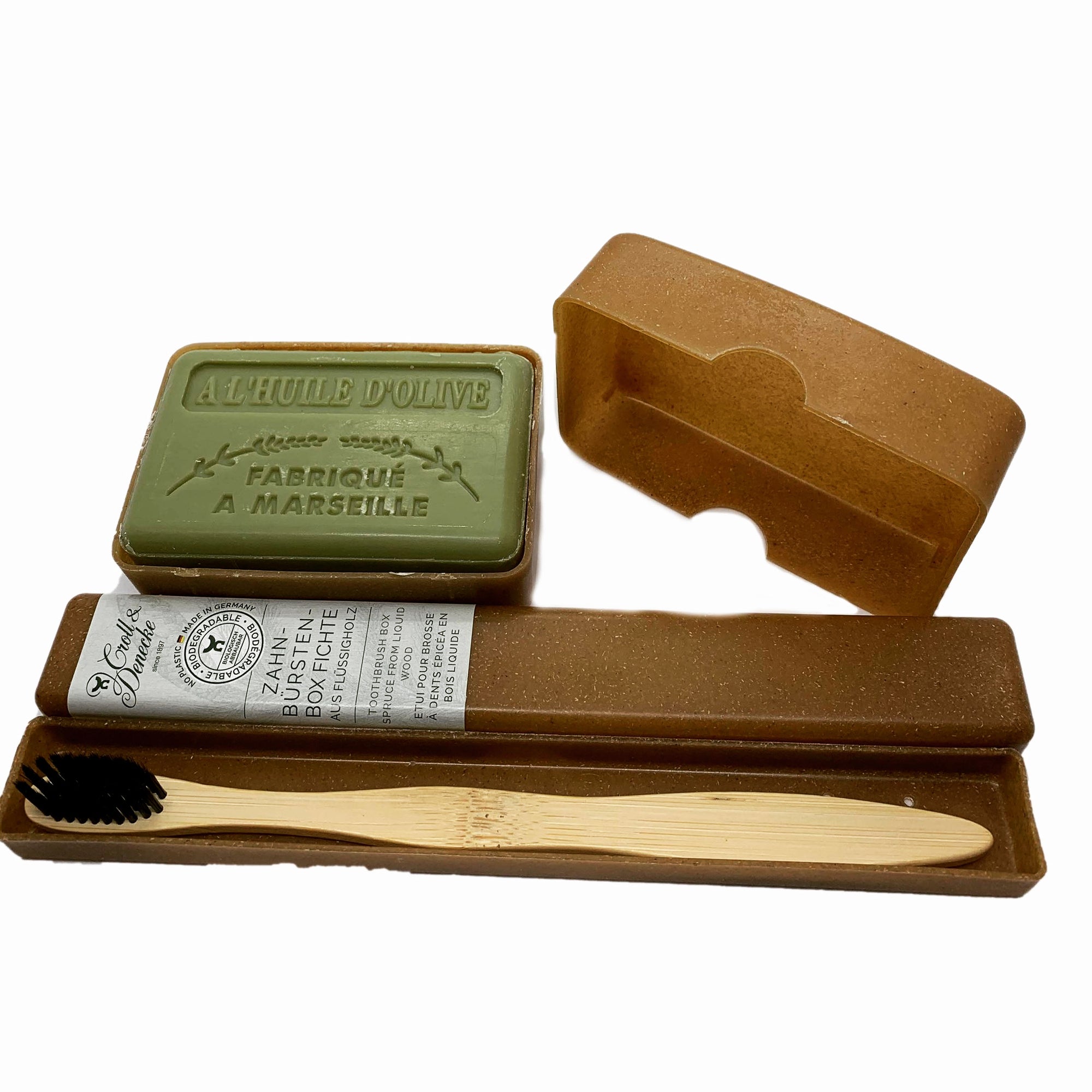 bamboo toothbrush and case