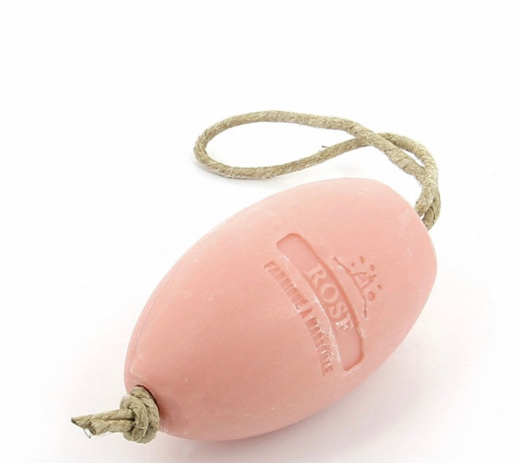 natural french soap on a rope
