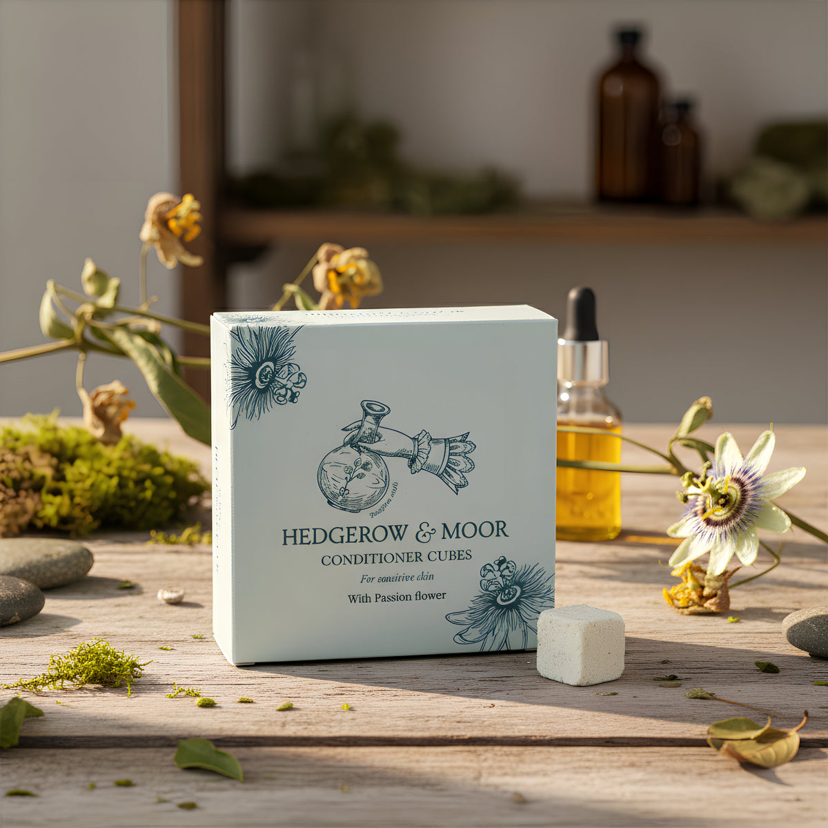 New Hedgerow & Moor Conditioner Kubes for Sensitive Scalp 30 Cubes