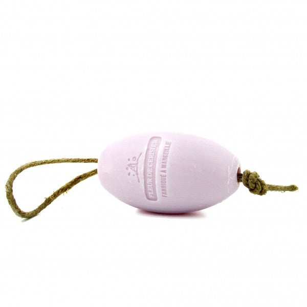Cherry blossom soap on a rope