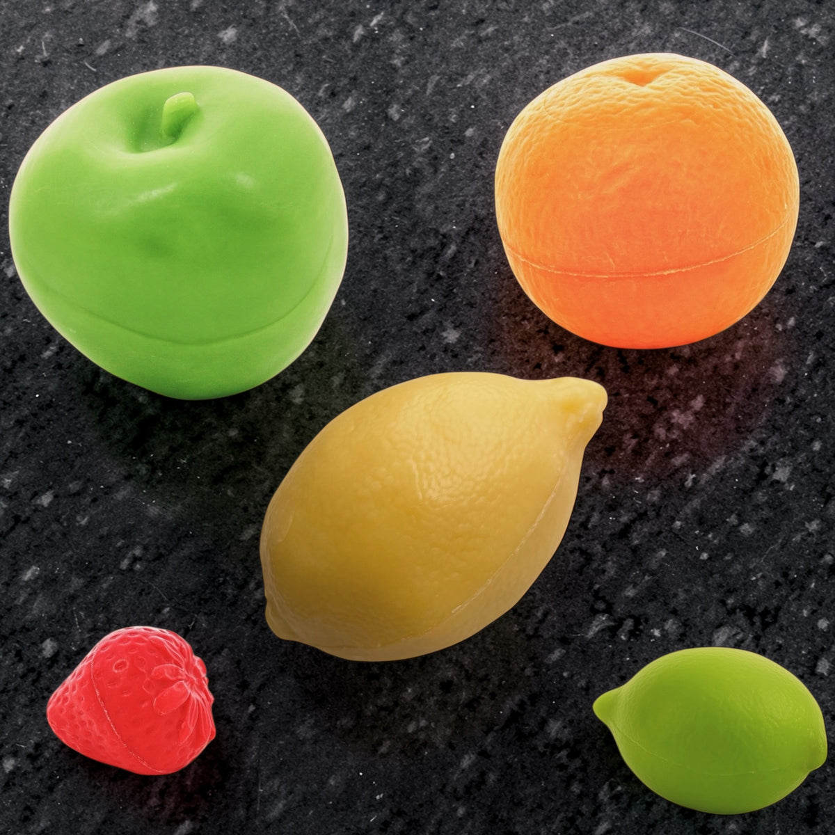 Fruit Basket Gift Set - 5 French Shaped Soaps with Shea Butter