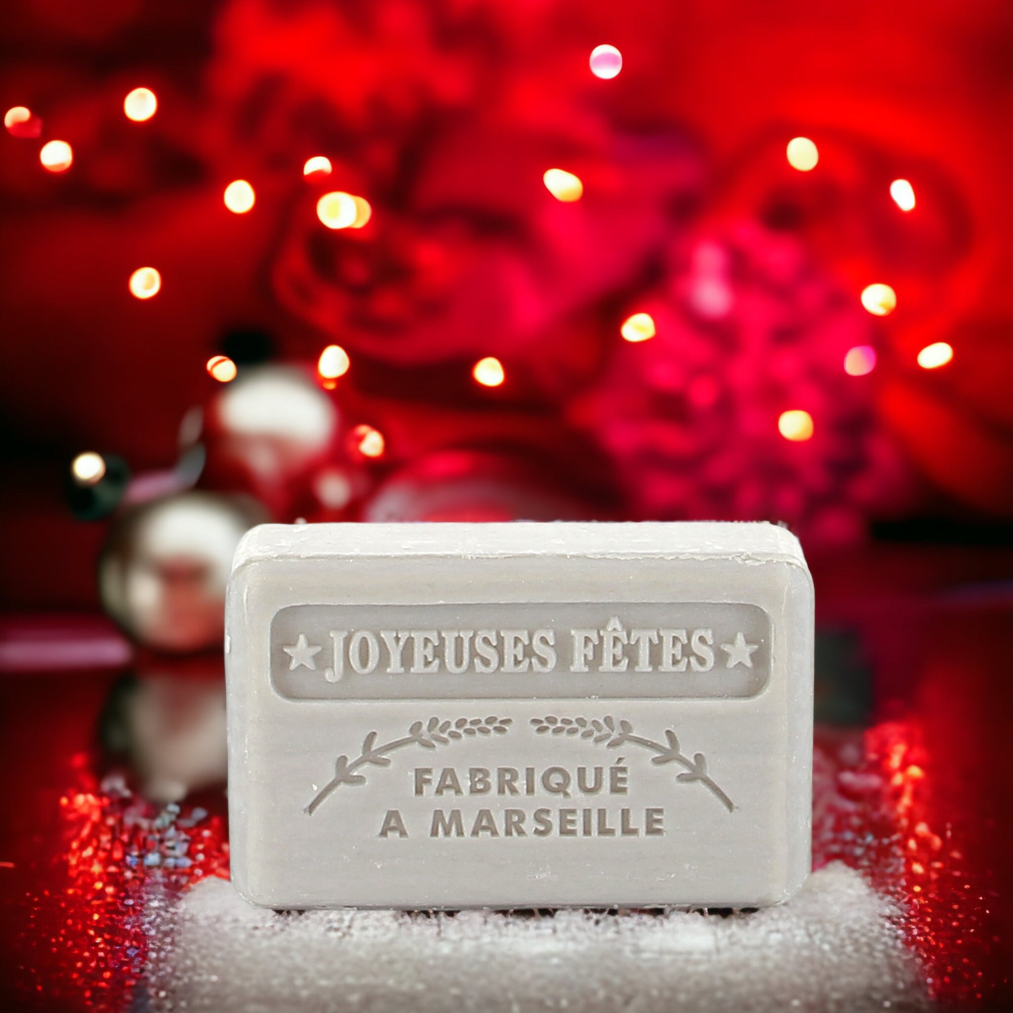 Christmas silver soap 