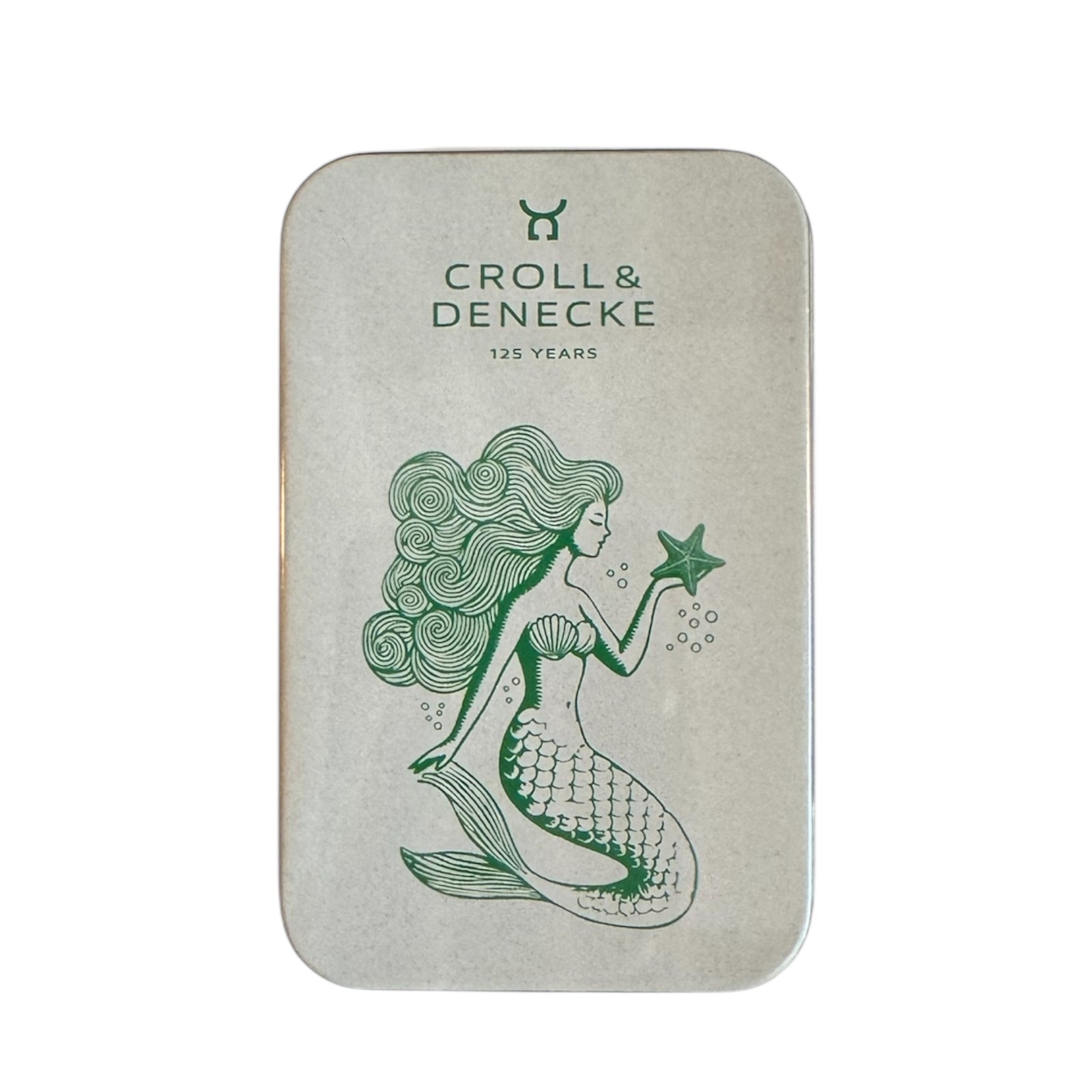 Mermaid metal soap tin 