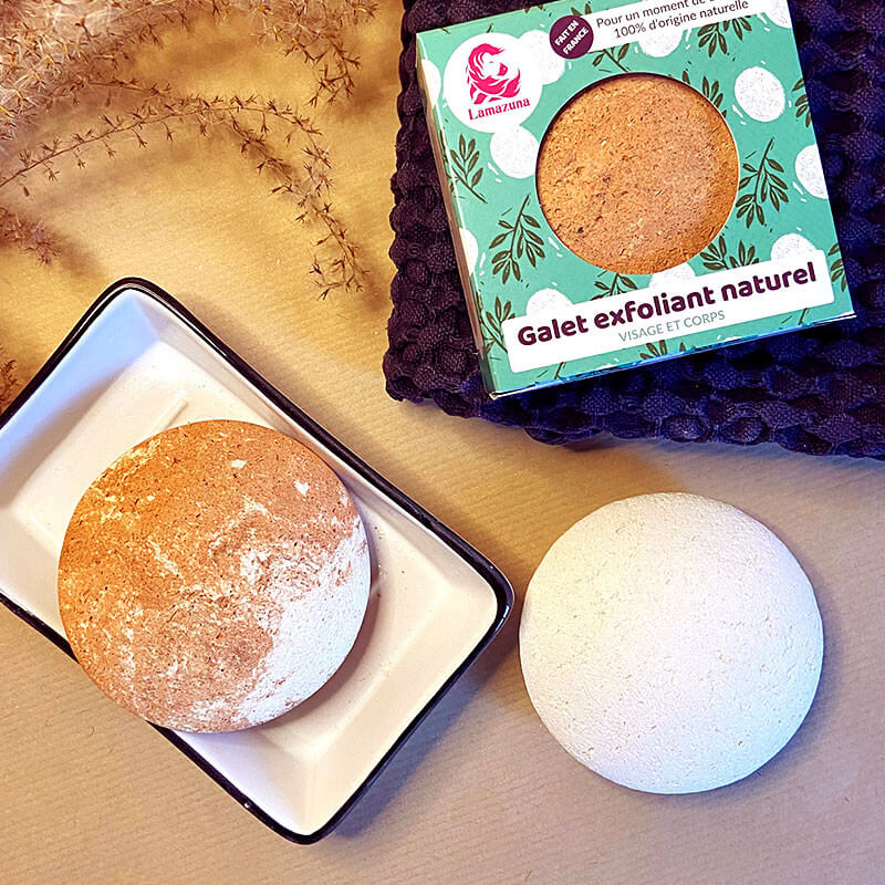 Natural body scrub stone