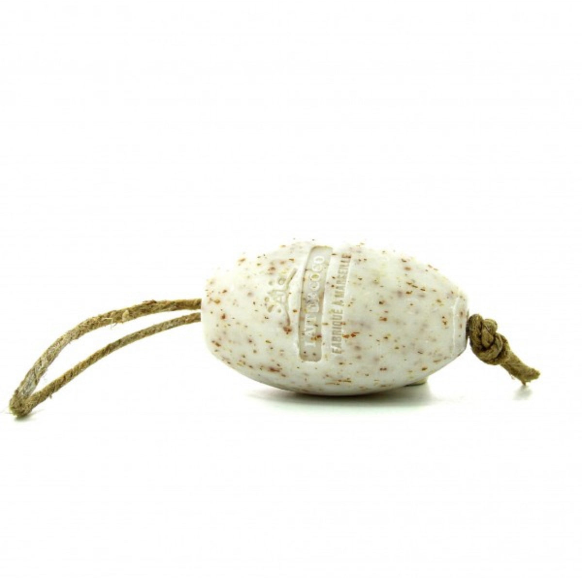 French Soap on a Rope &amp; Rotating Wall Soap Coconut Exfoliator 240g