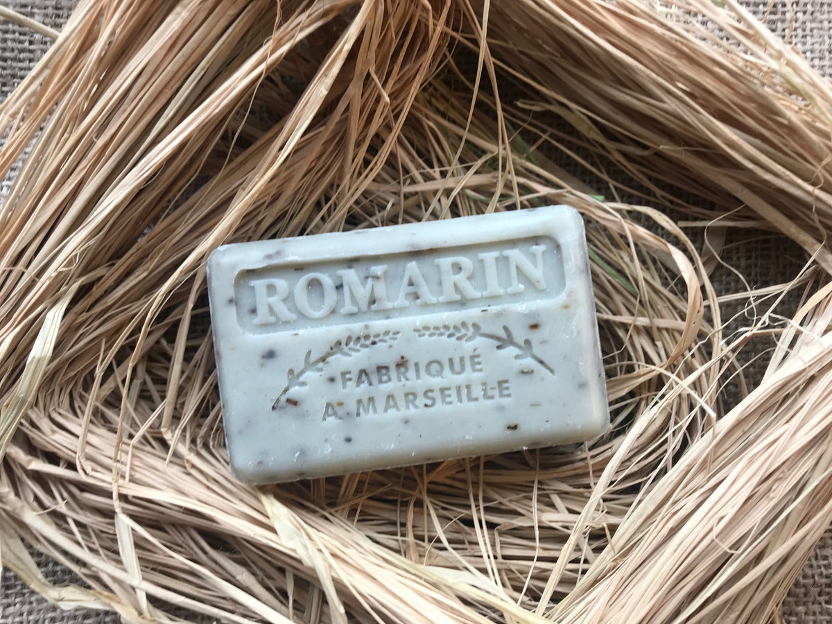 romarin rosemary french soap exfoliator
