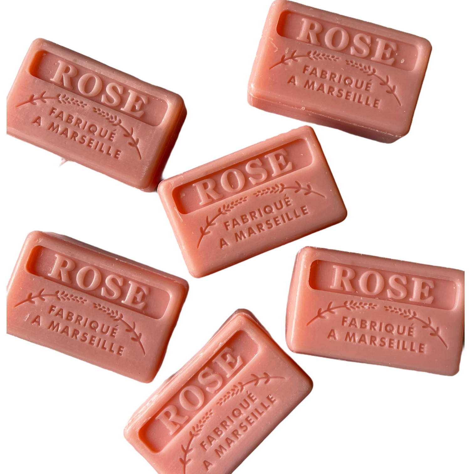 rose mini guest french soap 60g