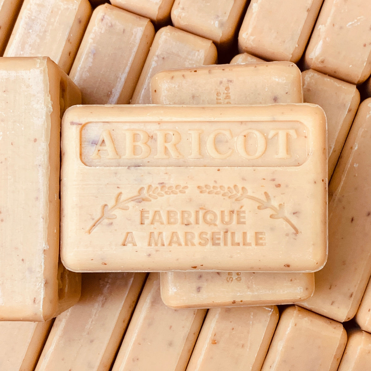 apricot exfoliating french soap