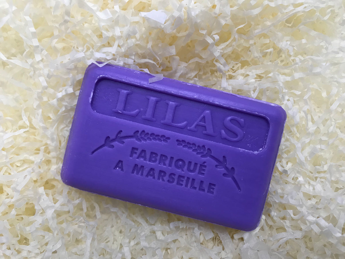 125G Savon De Marseille Lilac French Soap Bar