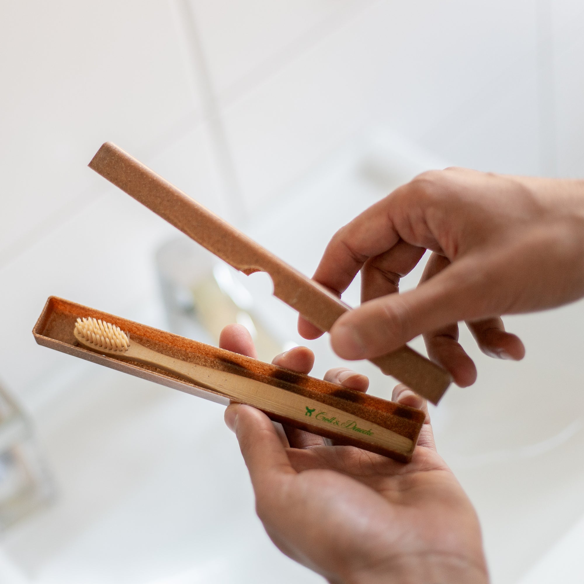 liquid wood travel case toothbrush