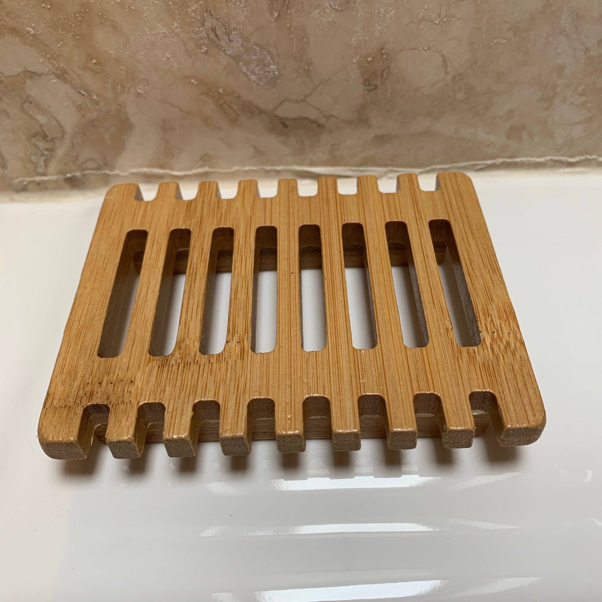 piano shape soap dish wood
