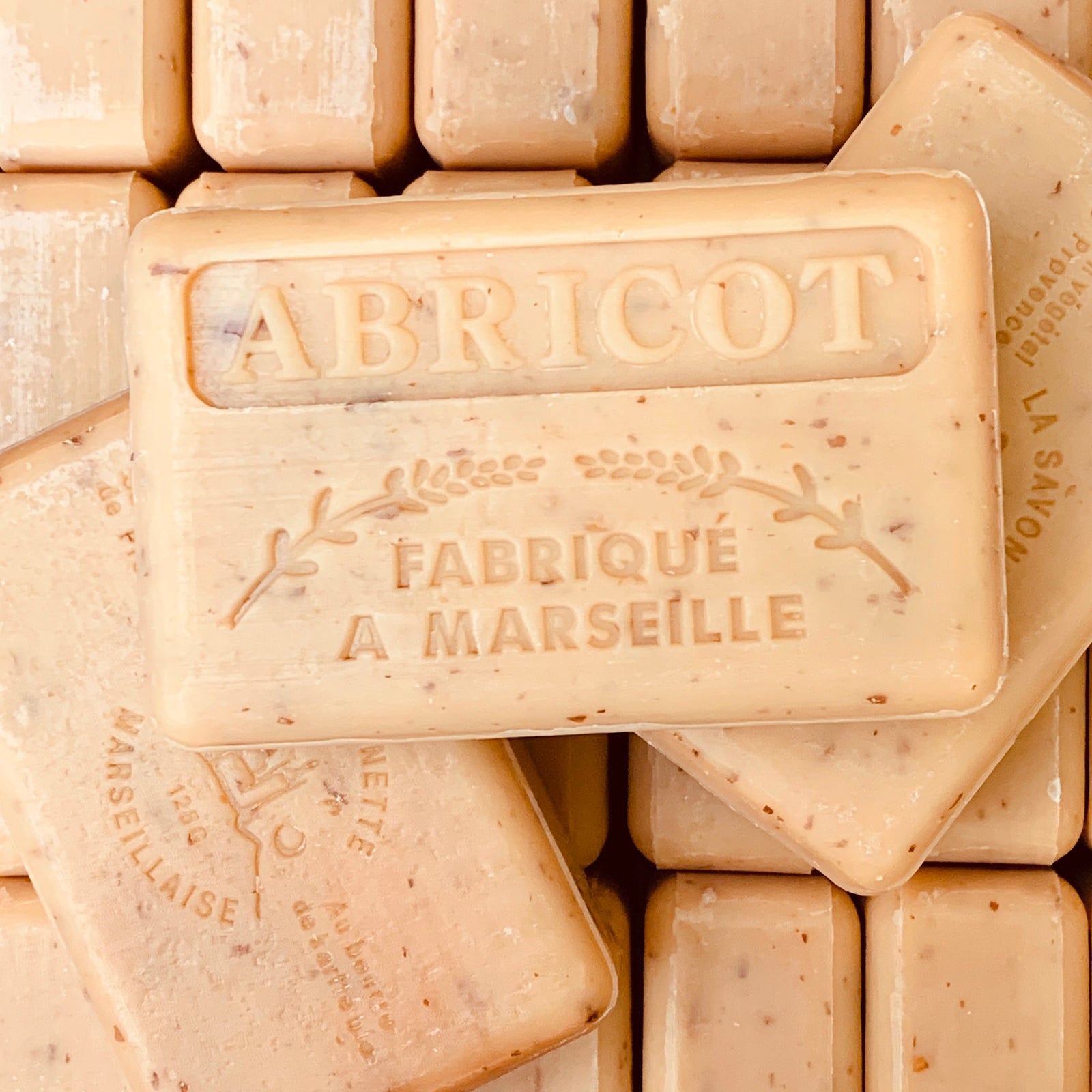 apricot exfoliating french soap
