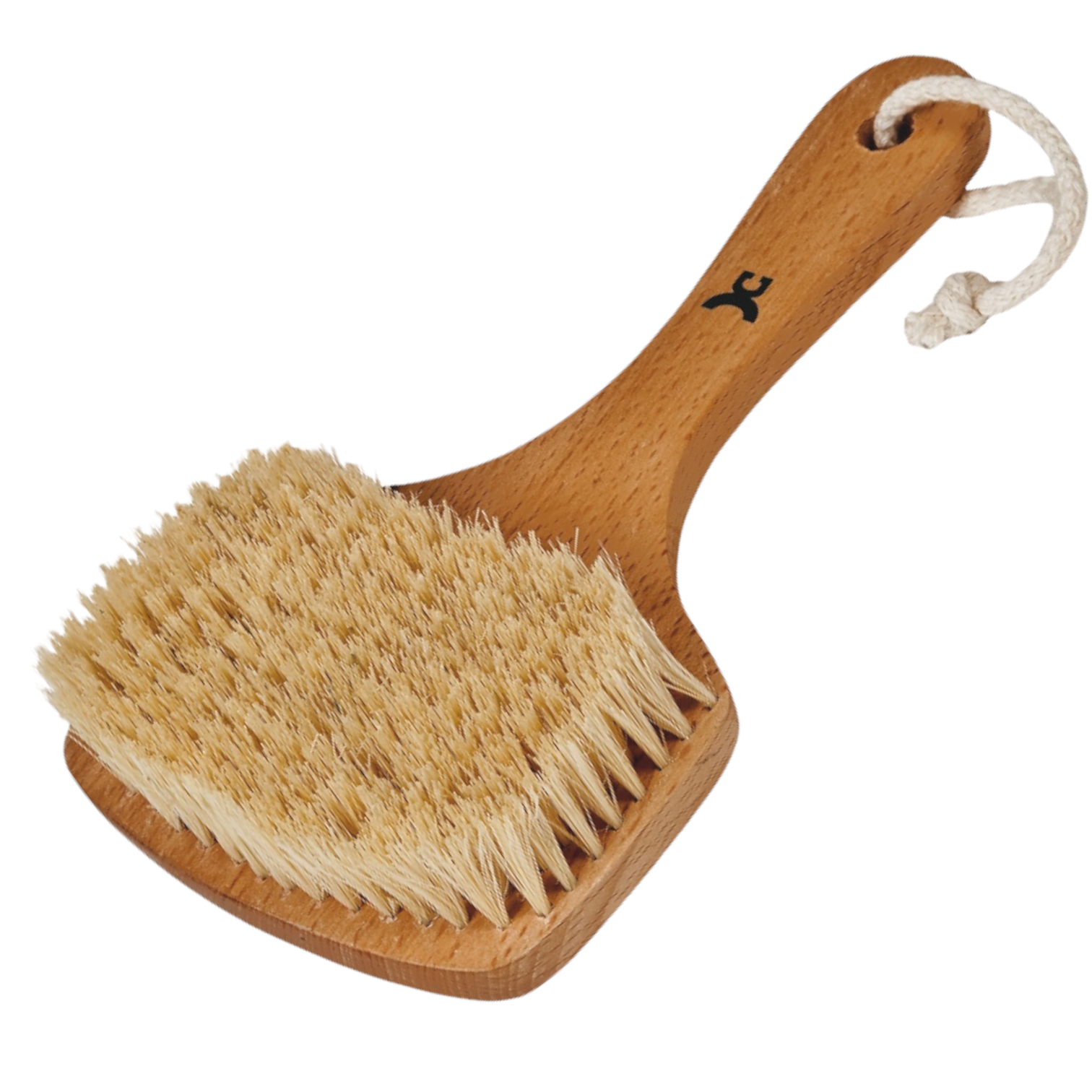 short handle wide head body brush