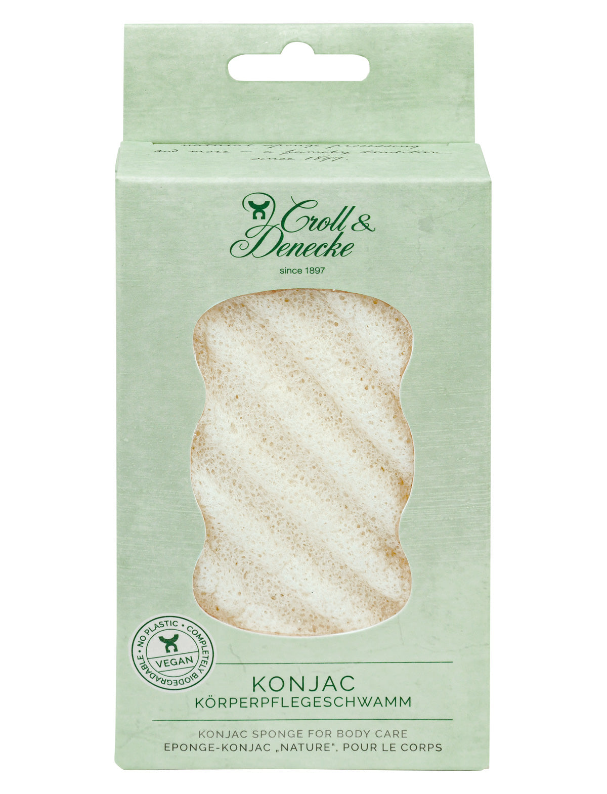 The Konjac Sponge Company Rectagular White Pure Baby Sponge - Ecco Verde  Online Shop