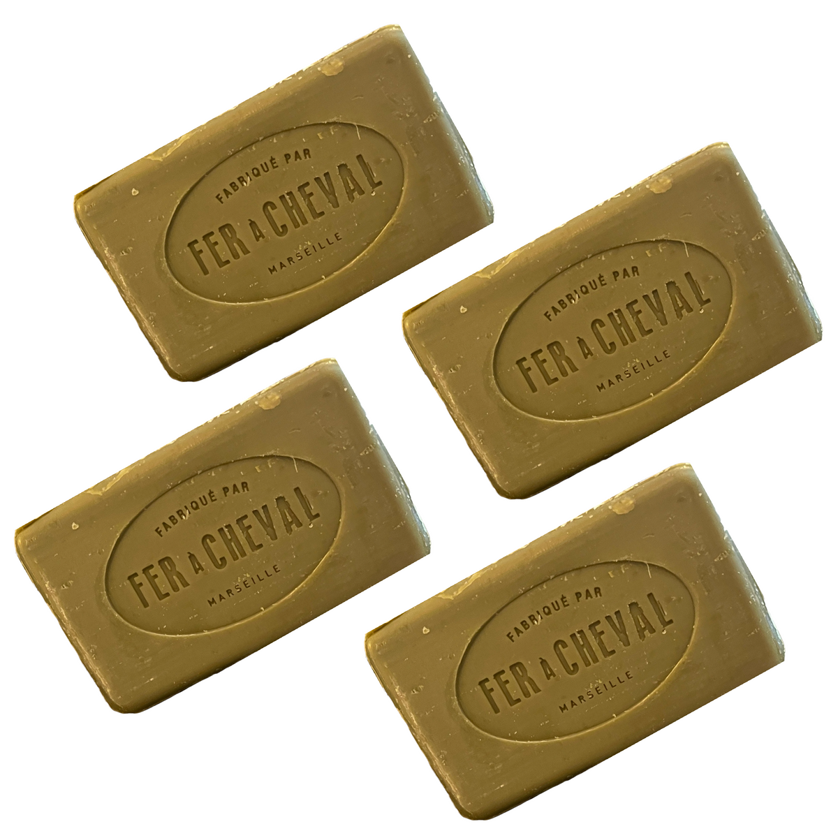 4 x 100g Fer â Cheval 72% Olive Oil soap bar