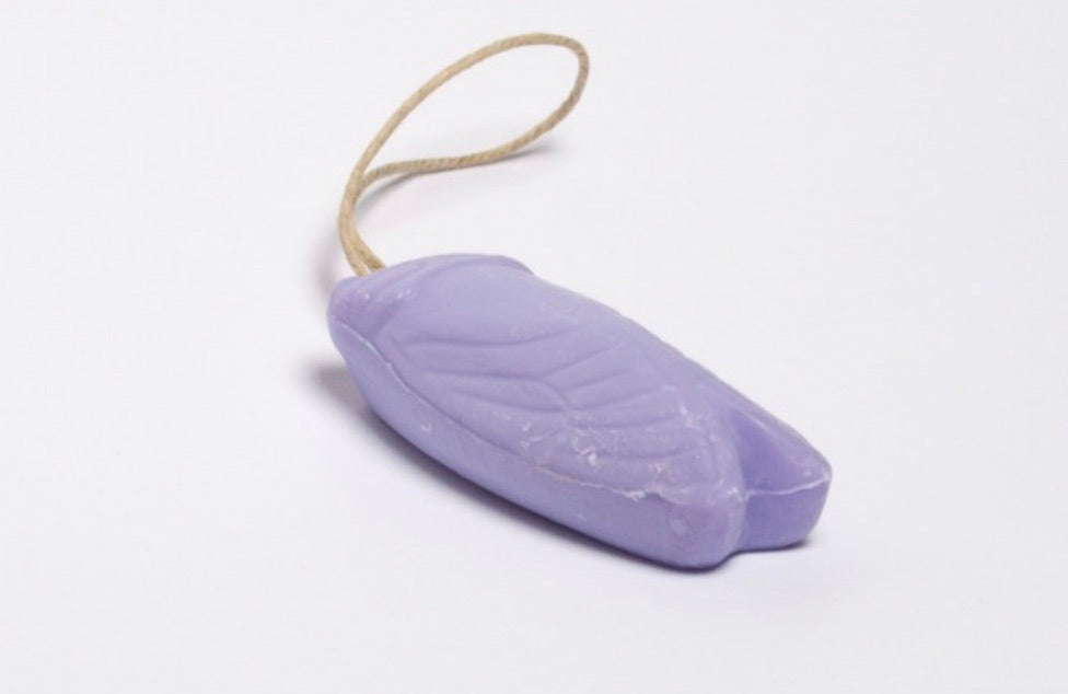 lavender soap on a rope 