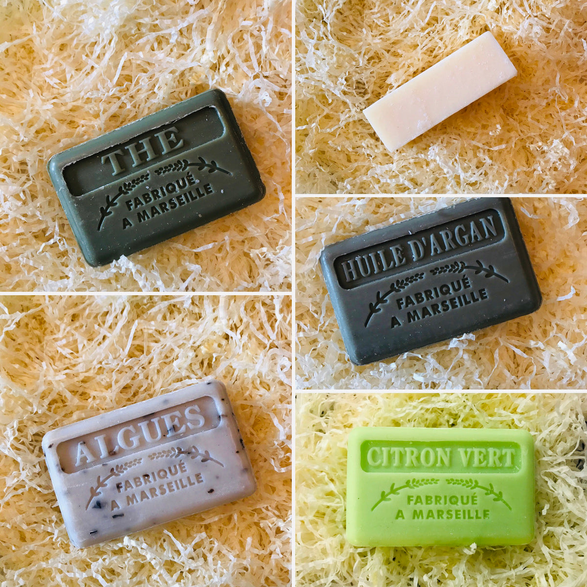 mens soap french with solid shampoo bar and four soaps