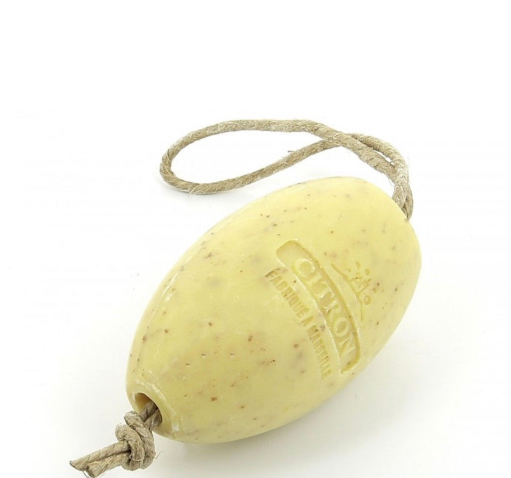 French Soap on a Rope &amp; Rotating Wall Soap Lemon 240g