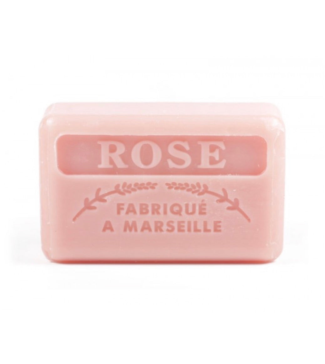 Savon De Marseille French Soap Rose 125g