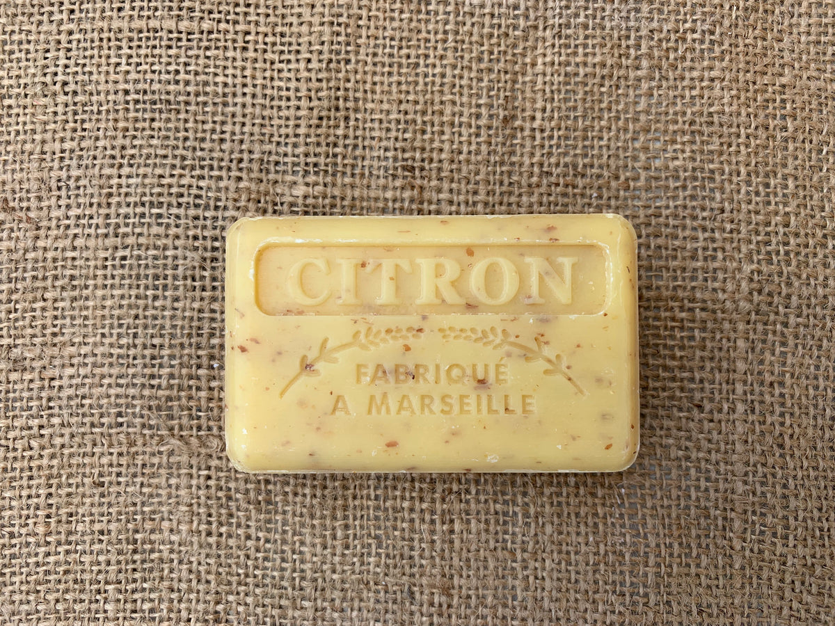 125g Savon De Marseille Lemon Exfoliating Soap