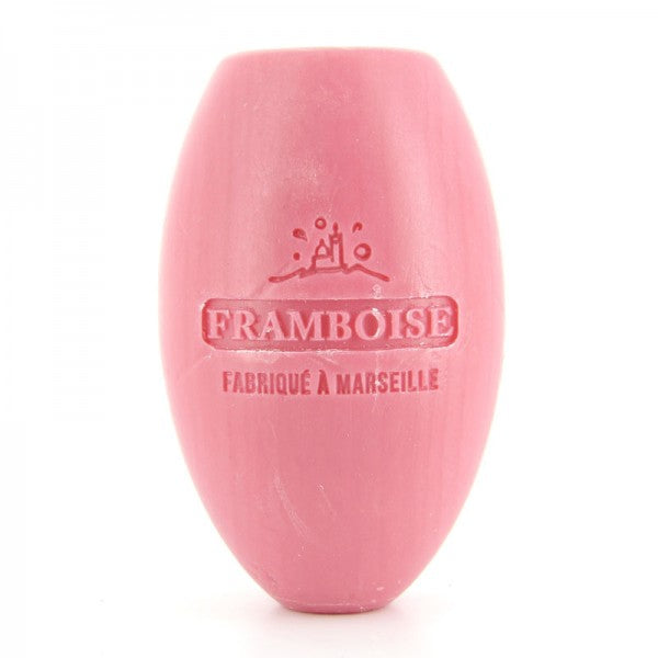 Framboise french soap on a rope